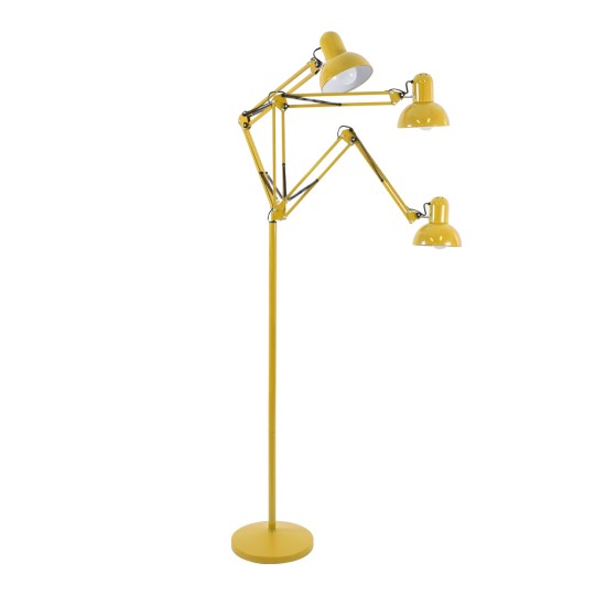 GLOBOSTAR® AUDREY 01472 Μοντέρνο Επιδαπέδιο Φωτιστικό με Ντουί 1 x E27 AC 220-240V IP20 - Κίτρινο - Μ15 x Π15 x Υ190cm GLOBOSTAR® AUDREY 01472 Μοντέρνο Επιδαπέδιο Φωτιστικό με Ντουί 1 x E27 AC 220-240V IP20 - Κίτρινο - Μ15 x Π15 x Υ190cm