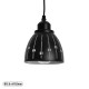 GLOBOSTAR® COOLIE 01476 Μοντέρνο Κρεμαστό Φωτιστικό Οροφής με Ντουί 1 x E27 AC 220-240V IP20 - Μαύρο & Ασημί - Μ12.5 x Π12.5 x Υ11.5cm GLOBOSTAR® COOLIE 01476 Μοντέρνο Κρεμαστό Φωτιστικό Οροφής με Ντουί 1 x E27 AC 220-240V IP20 - Μαύρο & Ασημί - Μ12.5 x Π12.5 x Υ11.5cm