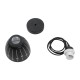 GLOBOSTAR® COOLIE 01476 Μοντέρνο Κρεμαστό Φωτιστικό Οροφής με Ντουί 1 x E27 AC 220-240V IP20 - Μαύρο & Ασημί - Μ12.5 x Π12.5 x Υ11.5cm GLOBOSTAR® COOLIE 01476 Μοντέρνο Κρεμαστό Φωτιστικό Οροφής με Ντουί 1 x E27 AC 220-240V IP20 - Μαύρο & Ασημί - Μ12.5 x Π12.5 x Υ11.5cm