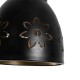 GLOBOSTAR® COOLIE 01479 Μοντέρνο Κρεμαστό Φωτιστικό Οροφής με Ντουί 1 x E27 AC 220-240V IP20 - Μαύρο & Χρυσό - Μ12.5 x Π12.5 x Υ11.5cm