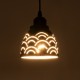 GLOBOSTAR® COOLIE 01482 Μοντέρνο Κρεμαστό Φωτιστικό Οροφής με Ντουί 1 x E27 AC 220-240V IP20 - Μαύρο & Ασημί - Μ12.5 x Π12.5 x Υ11.5cm