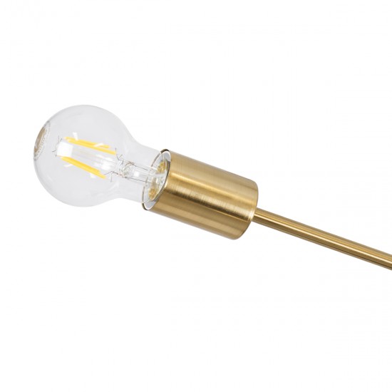 GLOBOSTAR® MILANO 01485 Μοντέρνο Φωτιστικό Οροφής με Ντουί 12 x E27 AC 220-240V IP20 - Χρυσό - Μ80 x Π80 x Υ80cm GLOBOSTAR® MILANO 01485 Μοντέρνο Φωτιστικό Οροφής με Ντουί 12 x E27 AC 220-240V IP20 - Χρυσό - Μ80 x Π80 x Υ80cm