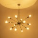 GLOBOSTAR® MILANO 01487 Μοντέρνο Φωτιστικό Οροφής με Ντουί 12 x E27 AC 220-240V IP20 - Ασημί - Μ80 x Π80 x Υ80cm GLOBOSTAR® MILANO 01487 Μοντέρνο Φωτιστικό Οροφής με Ντουί 12 x E27 AC 220-240V IP20 - Ασημί - Μ80 x Π80 x Υ80cm