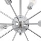 GLOBOSTAR® MILANO 01487 Μοντέρνο Φωτιστικό Οροφής με Ντουί 12 x E27 AC 220-240V IP20 - Ασημί - Μ80 x Π80 x Υ80cm GLOBOSTAR® MILANO 01487 Μοντέρνο Φωτιστικό Οροφής με Ντουί 12 x E27 AC 220-240V IP20 - Ασημί - Μ80 x Π80 x Υ80cm