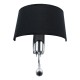 GLOBOSTAR® ELEGANT 01492 Μοντέρνο Φωτιστικό Τοίχου - Απλίκα Ξενοδοχείου Reading Light με Ντουί 1 x E27 LED 3W 360lm 36° AC 220-240V IP20 Θερμό Λευκό 2700K - Bridgelux COB Chip - Χρώμιο & Μαύρο - Μ26 x Π16.5 x Υ33cm - 2 Χρόνια Εγγύηση GLOBOSTAR® ELEGANT 01492 Μοντέρνο Φωτιστικό Τοίχου - Απλίκα Ξενοδοχείου Reading Light με Ντουί 1 x E27 LED 3W 360lm 36° AC 220-240V IP20 Θερμό Λευκό 2700K - Bridgelux COB Chip - Χρώμιο & Μαύρο - Μ26 x Π16.5 x Υ33cm - 2 Χρόνια Εγγύηση