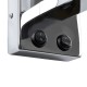GLOBOSTAR® ELEGANT 01494 Μοντέρνο Φωτιστικό Τοίχου - Απλίκα Ξενοδοχείου Reading Light με Ντουί 1 x E27 LED 3W 270lm 36° AC 220-240V IP20 Θερμό Λευκό 2700K - CREE XPE Chip - Ασημί & Μαύρο - Μ17 x Π21 x Υ43cm - 2 Χρόνια Εγγύηση