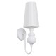 GLOBOSTAR® LAURA 01499 Μοντέρνο Φωτιστικό Τοίχου - Απλίκα με Ντουί 1 x E27 AC 220-240V IP20 - Λευκό - Μ21 x Π15 x Y48cm GLOBOSTAR® LAURA 01499 Μοντέρνο Φωτιστικό Τοίχου - Απλίκα με Ντουί 1 x E27 AC 220-240V IP20 - Λευκό - Μ21 x Π15 x Y48cm