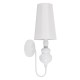 GLOBOSTAR® LAURA 01499 Μοντέρνο Φωτιστικό Τοίχου - Απλίκα με Ντουί 1 x E27 AC 220-240V IP20 - Λευκό - Μ21 x Π15 x Y48cm GLOBOSTAR® LAURA 01499 Μοντέρνο Φωτιστικό Τοίχου - Απλίκα με Ντουί 1 x E27 AC 220-240V IP20 - Λευκό - Μ21 x Π15 x Y48cm