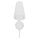GLOBOSTAR® LAURA 01499 Μοντέρνο Φωτιστικό Τοίχου - Απλίκα με Ντουί 1 x E27 AC 220-240V IP20 - Λευκό - Μ21 x Π15 x Y48cm GLOBOSTAR® LAURA 01499 Μοντέρνο Φωτιστικό Τοίχου - Απλίκα με Ντουί 1 x E27 AC 220-240V IP20 - Λευκό - Μ21 x Π15 x Y48cm