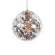 GLOBOSTAR® HARPER 01511 Μοντέρνο Κρεμαστό Φωτιστικό Οροφής με Ντουί 1 x E27 AC 220-240V IP20 - Διάφανο & Χάλκινο - Μ25 x Π25 x Υ30cm GLOBOSTAR® HARPER 01511 Μοντέρνο Κρεμαστό Φωτιστικό Οροφής με Ντουί 1 x E27 AC 220-240V IP20 - Διάφανο & Χάλκινο - Μ25 x Π25 x Υ30cm