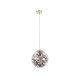 GLOBOSTAR® HARPER 01511 Μοντέρνο Κρεμαστό Φωτιστικό Οροφής με Ντουί 1 x E27 AC 220-240V IP20 - Διάφανο & Χάλκινο - Μ25 x Π25 x Υ30cm GLOBOSTAR® HARPER 01511 Μοντέρνο Κρεμαστό Φωτιστικό Οροφής με Ντουί 1 x E27 AC 220-240V IP20 - Διάφανο & Χάλκινο - Μ25 x Π25 x Υ30cm
