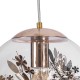 GLOBOSTAR® HARPER 01511 Μοντέρνο Κρεμαστό Φωτιστικό Οροφής με Ντουί 1 x E27 AC 220-240V IP20 - Διάφανο & Χάλκινο - Μ25 x Π25 x Υ30cm GLOBOSTAR® HARPER 01511 Μοντέρνο Κρεμαστό Φωτιστικό Οροφής με Ντουί 1 x E27 AC 220-240V IP20 - Διάφανο & Χάλκινο - Μ25 x Π25 x Υ30cm