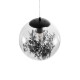 GLOBOSTAR® HARPER 01512 Μοντέρνο Κρεμαστό Φωτιστικό Οροφής με Ντουί 1 x E27 AC 220-240V IP20 - Διάφανο & Μαύρο - Μ25 x Π25 x Υ30cm GLOBOSTAR® HARPER 01512 Μοντέρνο Κρεμαστό Φωτιστικό Οροφής με Ντουί 1 x E27 AC 220-240V IP20 - Διάφανο & Μαύρο - Μ25 x Π25 x Υ30cm
