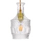 GLOBOSTAR® WHISKEY 01513 Vintage Κρεμαστό Φωτιστικό Οροφής με Ντουί 1 x E27 AC 220-240V IP20 - Διάφανο - Μ13 x Π13 x Υ22cm GLOBOSTAR® WHISKEY 01513 Vintage Κρεμαστό Φωτιστικό Οροφής με Ντουί 1 x E27 AC 220-240V IP20 - Διάφανο - Μ13 x Π13 x Υ22cm