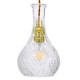 GLOBOSTAR® WHISKEY 01514 Vintage Κρεμαστό Φωτιστικό Οροφής με Ντουί 1 x E27 AC 220-240V IP20 - Διάφανο - Μ14 x Π14 x Υ23cm GLOBOSTAR® WHISKEY 01514 Vintage Κρεμαστό Φωτιστικό Οροφής με Ντουί 1 x E27 AC 220-240V IP20 - Διάφανο - Μ14 x Π14 x Υ23cm