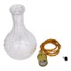 GLOBOSTAR® WHISKEY 01514 Vintage Κρεμαστό Φωτιστικό Οροφής με Ντουί 1 x E27 AC 220-240V IP20 - Διάφανο - Μ14 x Π14 x Υ23cm GLOBOSTAR® WHISKEY 01514 Vintage Κρεμαστό Φωτιστικό Οροφής με Ντουί 1 x E27 AC 220-240V IP20 - Διάφανο - Μ14 x Π14 x Υ23cm
