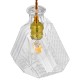 GLOBOSTAR® WHISKEY 01515 Vintage Κρεμαστό Φωτιστικό Οροφής με Ντουί 1 x E27 AC 220-240V IP20 - Διάφανο - Μ11 x Π11 x Υ20cm GLOBOSTAR® WHISKEY 01515 Vintage Κρεμαστό Φωτιστικό Οροφής με Ντουί 1 x E27 AC 220-240V IP20 - Διάφανο - Μ11 x Π11 x Υ20cm