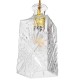 GLOBOSTAR® WHISKEY 01516 Vintage Κρεμαστό Φωτιστικό Οροφής με Ντουί 1 x E27 AC 220-240V IP20 - Διάφανο - Μ10 x Π10 x Υ24cm