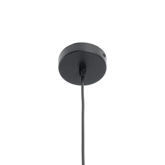 GLOBOSTAR® BRONX 01517 Μοντέρνο Κρεμαστό Φωτιστικό Οροφής με Ντουί 1 x E27 AC 220-240V IP20 - Μαύρο & Μπεζ - Μ35 x Π35 x Υ50cm GLOBOSTAR® BRONX 01517 Μοντέρνο Κρεμαστό Φωτιστικό Οροφής με Ντουί 1 x E27 AC 220-240V IP20 - Μαύρο & Μπεζ - Μ35 x Π35 x Υ50cm