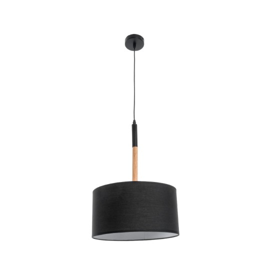 GLOBOSTAR® BRONX 01517 Μοντέρνο Κρεμαστό Φωτιστικό Οροφής με Ντουί 1 x E27 AC 220-240V IP20 - Μαύρο & Μπεζ - Μ35 x Π35 x Υ50cm GLOBOSTAR® BRONX 01517 Μοντέρνο Κρεμαστό Φωτιστικό Οροφής με Ντουί 1 x E27 AC 220-240V IP20 - Μαύρο & Μπεζ - Μ35 x Π35 x Υ50cm