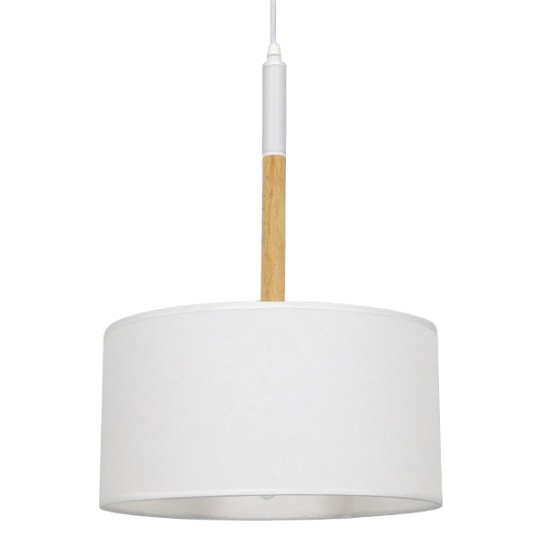 GLOBOSTAR® BRONX 01518 Μοντέρνο Κρεμαστό Φωτιστικό Οροφής με Ντουί 1 x E27 AC 220-240V IP20 - Λευκό - Μ35 x Π35 x Υ50cm GLOBOSTAR® BRONX 01518 Μοντέρνο Κρεμαστό Φωτιστικό Οροφής με Ντουί 1 x E27 AC 220-240V IP20 - Λευκό - Μ35 x Π35 x Υ50cm
