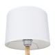 GLOBOSTAR® BRONX 01520 Μοντέρνο Επιτραπέζιο Φωτιστικό Πορτατίφ με Ντουί 1 x E27 AC 220-240V IP20 - Λευκό & Μπεζ - Μ25 x Π25 x Υ40cm GLOBOSTAR® BRONX 01520 Μοντέρνο Επιτραπέζιο Φωτιστικό Πορτατίφ με Ντουί 1 x E27 AC 220-240V IP20 - Λευκό & Μπεζ - Μ25 x Π25 x Υ40cm