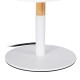 GLOBOSTAR® BRONX 01520 Μοντέρνο Επιτραπέζιο Φωτιστικό Πορτατίφ με Ντουί 1 x E27 AC 220-240V IP20 - Λευκό & Μπεζ - Μ25 x Π25 x Υ40cm GLOBOSTAR® BRONX 01520 Μοντέρνο Επιτραπέζιο Φωτιστικό Πορτατίφ με Ντουί 1 x E27 AC 220-240V IP20 - Λευκό & Μπεζ - Μ25 x Π25 x Υ40cm
