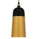 GLOBOSTAR® PALAZZO 01523 Μοντέρνο Κρεμαστό Φωτιστικό Οροφής με Ντουί 1 x E27 AC 220-240V IP20 - Μαύρο & Χρυσό - Μ14 x Π14 x Υ34cm GLOBOSTAR® PALAZZO 01523 Μοντέρνο Κρεμαστό Φωτιστικό Οροφής με Ντουί 1 x E27 AC 220-240V IP20 - Μαύρο & Χρυσό - Μ14 x Π14 x Υ34cm