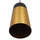 GLOBOSTAR® PALAZZO 01523 Μοντέρνο Κρεμαστό Φωτιστικό Οροφής με Ντουί 1 x E27 AC 220-240V IP20 - Μαύρο & Χρυσό - Μ14 x Π14 x Υ34cm GLOBOSTAR® PALAZZO 01523 Μοντέρνο Κρεμαστό Φωτιστικό Οροφής με Ντουί 1 x E27 AC 220-240V IP20 - Μαύρο & Χρυσό - Μ14 x Π14 x Υ34cm