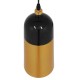 GLOBOSTAR® PALAZZO 01523 Μοντέρνο Κρεμαστό Φωτιστικό Οροφής με Ντουί 1 x E27 AC 220-240V IP20 - Μαύρο & Χρυσό - Μ14 x Π14 x Υ34cm GLOBOSTAR® PALAZZO 01523 Μοντέρνο Κρεμαστό Φωτιστικό Οροφής με Ντουί 1 x E27 AC 220-240V IP20 - Μαύρο & Χρυσό - Μ14 x Π14 x Υ34cm