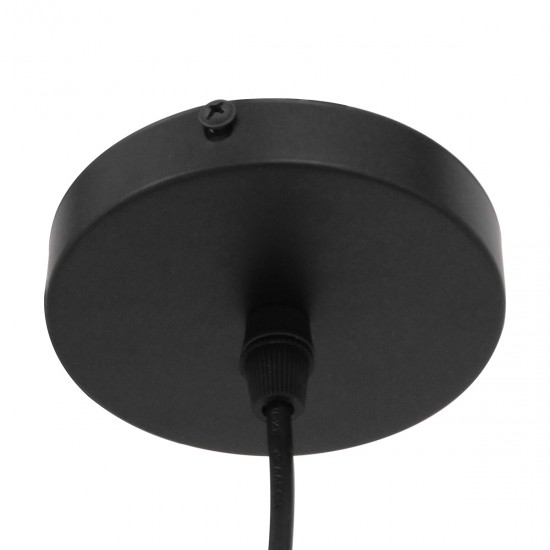 GLOBOSTAR® PALAZZO 01523 Μοντέρνο Κρεμαστό Φωτιστικό Οροφής με Ντουί 1 x E27 AC 220-240V IP20 - Μαύρο & Χρυσό - Μ14 x Π14 x Υ34cm GLOBOSTAR® PALAZZO 01523 Μοντέρνο Κρεμαστό Φωτιστικό Οροφής με Ντουί 1 x E27 AC 220-240V IP20 - Μαύρο & Χρυσό - Μ14 x Π14 x Υ34cm