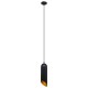GLOBOSTAR® CARSON 01527 Μοντέρνο Κρεμαστό Φωτιστικό Οροφής με Ντουί 1 x E27 AC 220-240V IP20 - Μαύρο & Χρυσό - Μ10 x Π10 x Υ38cm GLOBOSTAR® CARSON 01527 Μοντέρνο Κρεμαστό Φωτιστικό Οροφής με Ντουί 1 x E27 AC 220-240V IP20 - Μαύρο & Χρυσό - Μ10 x Π10 x Υ38cm