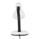 GLOBOSTAR® STUDENT 01531 Μοντέρνο Επιτραπέζιο Φωτιστικό Πορτατίφ με Ντουί 1 x E27 AC 220-240V IP20 - Λευκό & Μαύρο - Μ12 x Π12 x Υ32cm