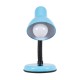 GLOBOSTAR® STUDENT 01532 Μοντέρνο Επιτραπέζιο Φωτιστικό Πορτατίφ με Ντουί 1 x E27 AC 220-240V IP20 - Γαλάζιο & Μαύρο - Μ12 x Π12 x Υ32cm