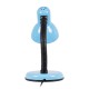 GLOBOSTAR® STUDENT 01532 Μοντέρνο Επιτραπέζιο Φωτιστικό Πορτατίφ με Ντουί 1 x E27 AC 220-240V IP20 - Γαλάζιο & Μαύρο - Μ12 x Π12 x Υ32cm