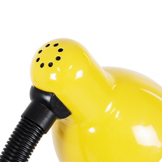 GLOBOSTAR® STUDENT 01536 Μοντέρνο Επιτραπέζιο Φωτιστικό Πορτατίφ με Ντουί 1 x E27 AC 220-240V IP20 - Κίτρινο & Μαύρο - Μ12 x Π12 x Υ32cm GLOBOSTAR® STUDENT 01536 Μοντέρνο Επιτραπέζιο Φωτιστικό Πορτατίφ με Ντουί 1 x E27 AC 220-240V IP20 - Κίτρινο & Μαύρο - Μ12 x Π12 x Υ32cm