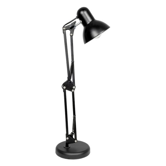 GLOBOSTAR® DESK 01538 Μοντέρνο Επιτραπέζιο Φωτιστικό Πορτατίφ με Ντουί 1 x E27 AC 220-240V IP20 - Μαύρο - Μ15 x Π15 x Υ67cm GLOBOSTAR® DESK 01538 Μοντέρνο Επιτραπέζιο Φωτιστικό Πορτατίφ με Ντουί 1 x E27 AC 220-240V IP20 - Μαύρο - Μ15 x Π15 x Υ67cm