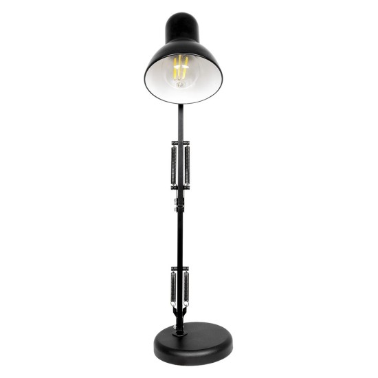 GLOBOSTAR® DESK 01538 Μοντέρνο Επιτραπέζιο Φωτιστικό Πορτατίφ με Ντουί 1 x E27 AC 220-240V IP20 - Μαύρο - Μ15 x Π15 x Υ67cm GLOBOSTAR® DESK 01538 Μοντέρνο Επιτραπέζιο Φωτιστικό Πορτατίφ με Ντουί 1 x E27 AC 220-240V IP20 - Μαύρο - Μ15 x Π15 x Υ67cm