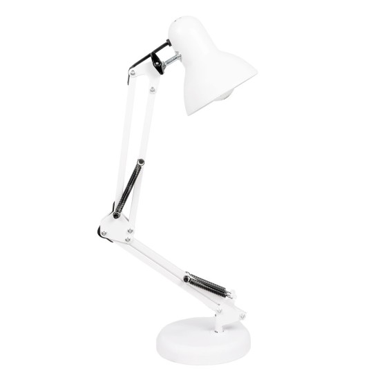 GLOBOSTAR® DESK 01539 Μοντέρνο Επιτραπέζιο Φωτιστικό Πορτατίφ με Ντουί 1 x E27 AC 220-240V IP20 - Λευκό - Μ15 x Π15 x Υ67cm GLOBOSTAR® DESK 01539 Μοντέρνο Επιτραπέζιο Φωτιστικό Πορτατίφ με Ντουί 1 x E27 AC 220-240V IP20 - Λευκό - Μ15 x Π15 x Υ67cm