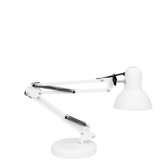 GLOBOSTAR® DESK 01539 Μοντέρνο Επιτραπέζιο Φωτιστικό Πορτατίφ με Ντουί 1 x E27 AC 220-240V IP20 - Λευκό - Μ15 x Π15 x Υ67cm GLOBOSTAR® DESK 01539 Μοντέρνο Επιτραπέζιο Φωτιστικό Πορτατίφ με Ντουί 1 x E27 AC 220-240V IP20 - Λευκό - Μ15 x Π15 x Υ67cm