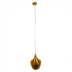 GLOBOSTAR® SHANGHAI 01544 Μοντέρνο Κρεμαστό Φωτιστικό Οροφής με Ντουί 1 x E27 AC 220-240V IP20 - Χρυσό Πλατίνα - Μ24 x Π24 x Υ30cm GLOBOSTAR® SHANGHAI 01544 Μοντέρνο Κρεμαστό Φωτιστικό Οροφής με Ντουί 1 x E27 AC 220-240V IP20 - Χρυσό Πλατίνα - Μ24 x Π24 x Υ30cm