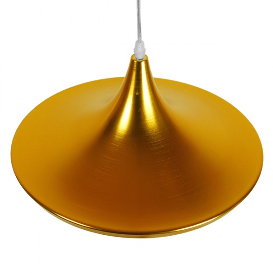 GLOBOSTAR® SHANGHAI 01545 Μοντέρνο Κρεμαστό Φωτιστικό Οροφής με Ντουί 1 x E27 AC 220-240V IP20 - Χρυσό - Μ37 x Π37 x Υ20cm GLOBOSTAR® SHANGHAI 01545 Μοντέρνο Κρεμαστό Φωτιστικό Οροφής με Ντουί 1 x E27 AC 220-240V IP20 - Χρυσό - Μ37 x Π37 x Υ20cm