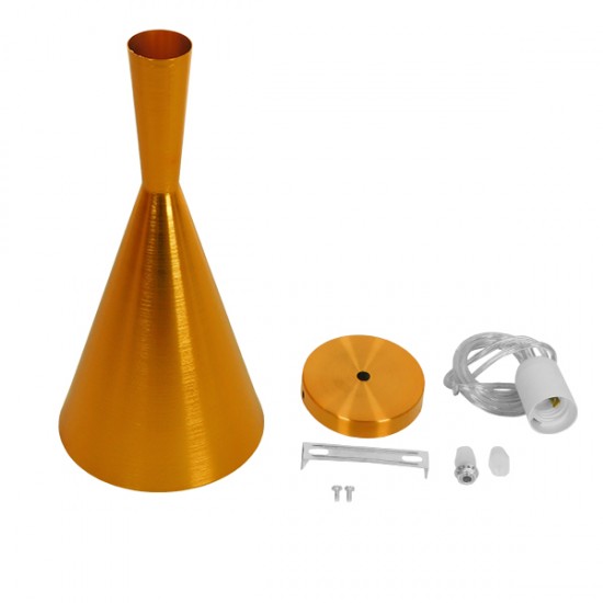 GLOBOSTAR® SHANGHAI 01546 Μοντέρνο Κρεμαστό Φωτιστικό Οροφής με Ντουί 1 x E27 AC 220-240V IP20 - Χρυσό - Μ18 x Π18 x Υ38.5cm GLOBOSTAR® SHANGHAI 01546 Μοντέρνο Κρεμαστό Φωτιστικό Οροφής με Ντουί 1 x E27 AC 220-240V IP20 - Χρυσό - Μ18 x Π18 x Υ38.5cm