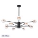 GLOBOSTAR® ORNATE 01553 Μοντέρνο Φωτιστικό Οροφής LED 104W 8320lm 360° AC 220-240V IP20 Φυσικό Λευκό 4500K - Lumileds SMD Chip - Μαύρο & Χάλκινο - Μ65 x Π65 x Υ70cm - 2 Χρόνια Εγγύηση GLOBOSTAR® ORNATE 01553 Μοντέρνο Φωτιστικό Οροφής LED 104W 8320lm 360° AC 220-240V IP20 Φυσικό Λευκό 4500K - Lumileds SMD Chip - Μαύρο & Χάλκινο - Μ65 x Π65 x Υ70cm - 2 Χρόνια Εγγύηση