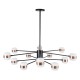 GLOBOSTAR® ORNATE 01553 Μοντέρνο Φωτιστικό Οροφής LED 104W 8320lm 360° AC 220-240V IP20 Φυσικό Λευκό 4500K - Lumileds SMD Chip - Μαύρο & Χάλκινο - Μ65 x Π65 x Υ70cm - 2 Χρόνια Εγγύηση GLOBOSTAR® ORNATE 01553 Μοντέρνο Φωτιστικό Οροφής LED 104W 8320lm 360° AC 220-240V IP20 Φυσικό Λευκό 4500K - Lumileds SMD Chip - Μαύρο & Χάλκινο - Μ65 x Π65 x Υ70cm - 2 Χρόνια Εγγύηση