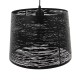 GLOBOSTAR® ACCADEMIA 01556 Μοντέρνο Κρεμαστό Φωτιστικό Οροφής με Ντουί 1 x E27 AC 220-240V IP20 - Μαύρο - Μ35 x Π35 x Υ25cm