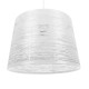 GLOBOSTAR® ACCADEMIA 01557 Μοντέρνο Κρεμαστό Φωτιστικό Οροφής με Ντουί 1 x E27 AC 220-240V IP20 - Λευκό - Μ35 x Π35 x Υ25cm