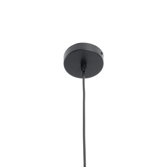 GLOBOSTAR® LILY 01558 Vintage Κρεμαστό Φωτιστικό Οροφής με Ντουί 1 x E27 AC 220-240V IP20 - Μαύρο & Λευκό - Μ43 x Π43 x Υ55cm GLOBOSTAR® LILY 01558 Vintage Κρεμαστό Φωτιστικό Οροφής με Ντουί 1 x E27 AC 220-240V IP20 - Μαύρο & Λευκό - Μ43 x Π43 x Υ55cm