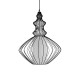 GLOBOSTAR® LILY 01558 Vintage Κρεμαστό Φωτιστικό Οροφής με Ντουί 1 x E27 AC 220-240V IP20 - Μαύρο & Λευκό - Μ43 x Π43 x Υ55cm GLOBOSTAR® LILY 01558 Vintage Κρεμαστό Φωτιστικό Οροφής με Ντουί 1 x E27 AC 220-240V IP20 - Μαύρο & Λευκό - Μ43 x Π43 x Υ55cm