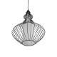 GLOBOSTAR® LILY 01558 Vintage Κρεμαστό Φωτιστικό Οροφής με Ντουί 1 x E27 AC 220-240V IP20 - Μαύρο & Λευκό - Μ43 x Π43 x Υ55cm GLOBOSTAR® LILY 01558 Vintage Κρεμαστό Φωτιστικό Οροφής με Ντουί 1 x E27 AC 220-240V IP20 - Μαύρο & Λευκό - Μ43 x Π43 x Υ55cm